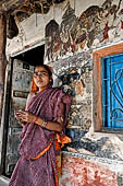 Orissa - Raghurajpur. Murals. 