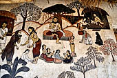 Orissa - Raghurajpur. Murals. 