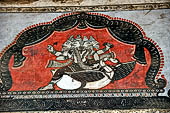 Orissa - Raghurajpur. Murals. 