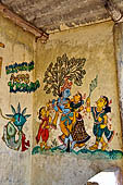 Orissa - Raghurajpur. Murals. 