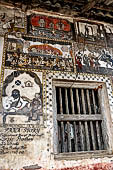 Orissa - Raghurajpur. Murals. 