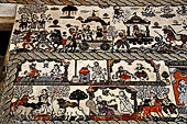 Orissa - Raghurajpur. Murals. 