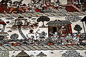 Orissa - Raghurajpur. Murals. 