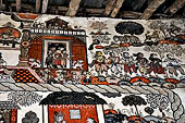 Orissa - Raghurajpur. Murals. 