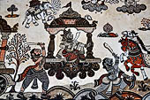 Orissa - Raghurajpur. Murals. 