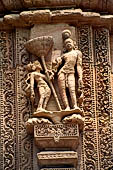 Orissa - Bhubaneswar. Rajarani temple, sculptural decorations of the deul.