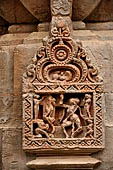 Orissa - Bhubaneswar. Rajarani temple, sculptural decorations of the deul.