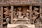 Orissa - Bhubaneswar. Rajarani temple, sculptural decorations of the deul.