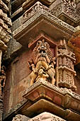 Orissa - Bhubaneswar. Rajarani temple, double 'virala' at temple corners.