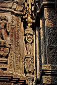 Orissa - Bhubaneswar. Rajarani temple, sculptural decorations of the deul.