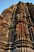 Orissa - Bhubaneswar. Rajarani temple, the spectacularly elaborate deul is a shikhara-cluster, a type seen at Khajuraho