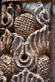 Ratnagiri - details of the beautifully decotated portal of the main monastery