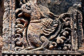 Ratnagiri - details of the beautifully decotated portal of the main monastery