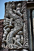 Ratnagiri - details of the beautifully decotated portal of the main monastery