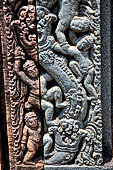 Ratnagiri - details of the beautifully decotated portal of the main monastery