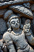 Ratnagiri - details of the beautifully decotated portal of the main monastery