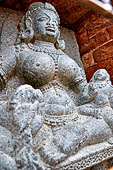 Ratnagiri - Hariti (Ca. 11th c. ce). The spirit-deity images of Kubera, the yaksa king, and his consort Hariti, are located at the entrance of Ratnagiris main monastery in their
 
familiar role as guardian. 