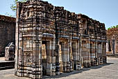 Ratnagiri - The main monastery. the reconstructed external faade that used to be in front of the shrine.  