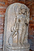 Ratnagiri - The sanctum of the main monastery: Vajrapani as attendant on Buddha. 