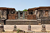 Ratnagiri - The main Monastery, overview of the entrance. 