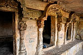 Khandagiri hill, Tatowa Gumpha n.2  the 'Parrot Cave'.