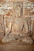 Udayagiri - Monastery n 1, central shrine: image of a seated Buddha in a bhumisparsa-mudra  