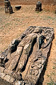 Udayagiri - Udayagiri II excavations. Four-armed Avalokitesvara statue in the field near the Monastery n 2. 