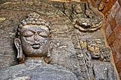 Udayagiri - Maha Stupa. The four Tathagata Buddhas, directional Buddhas, are visible inside four niches.