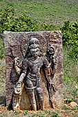 Udayagiri - four-armed Avalokitesvara statue in the field near the Monastery n 1. 