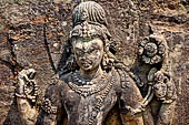 Udayagiri - four-armed Avalokitesvara statue in the field near the Monastery n 1.