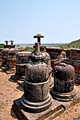 Udayagiri - Udayagiri II excavations. Chaitya remains. 