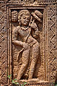 Udayagiri - Udayagiri II excavations. Detail of the carved stone stele. 