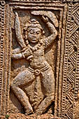 Udayagiri - Udayagiri II excavations. Detail of the carved stone stele. 