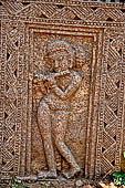 Udayagiri - Udayagiri II excavations. Detail of the carved stone stele. 