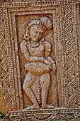 Udayagiri - Udayagiri II excavations. Detail of the carved stone stele. 