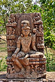 Udayagiri - Loose sculptures at the entrance of the site. 