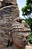 Udayagiri - Loose sculptures at the entrance of the site. 