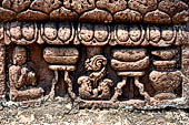 Udayagiri - Loose sculptures at the entrance of the site. 