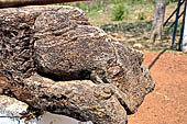 Udayagiri - Loose sculptures at the entrance of the site. 