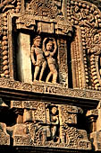 Orissa - Bhubaneswar. Sisiresvara temple. Detail of the deul.