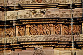 Orissa - Bhubaneswar. Vaital deul, decorations on the south face of the deul.