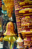 Orissa - the small Pipili town, famous for its applique craft. The main road lined with shops.