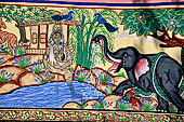 Orissa -  Wall paintings in a village close to Bhubaneswar. 