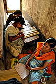 Orissa - craft house in a village near Raghurajpur. 