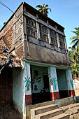 Orissa - traditional Brahmin villages near Puri. Houses are usually lined at the sides of the village only road. 