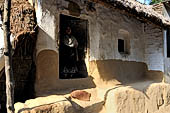 Orissa - traditional Brahmin villages near Puri. Houses are usually lined at the sides of the village only road. 