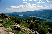 Cima del Mottarone - Vista sul Lago d'Orta. 