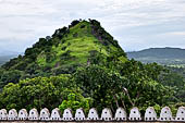 Dambulla cave, views over the surrounding countryside from the cave level.