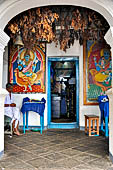 Dambulla cave. Chapel dedicated to Vishnu as protector of Buddhism.