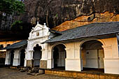 Dambulla cave. Chapel dedicated to Vishnu as protector of Buddhism.